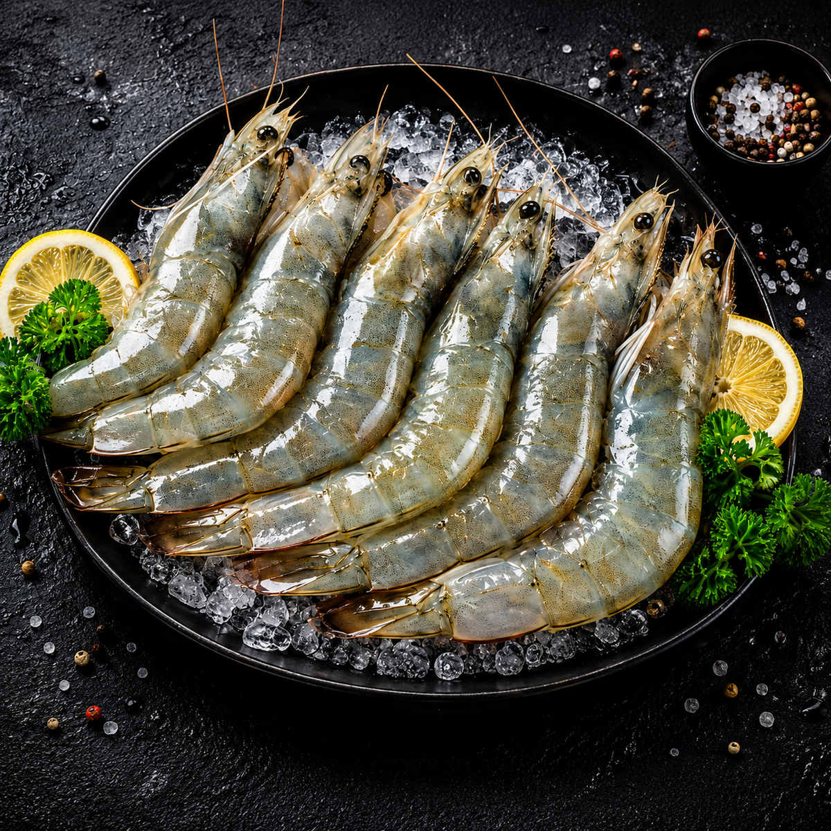 Fresh Water White Prawns