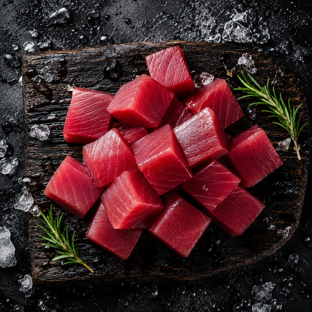 Yellowfin Tuna Cleaned Cubes