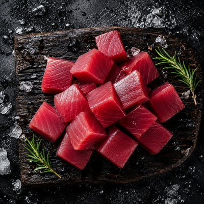 Yellowfin Tuna Cleaned Cubes
