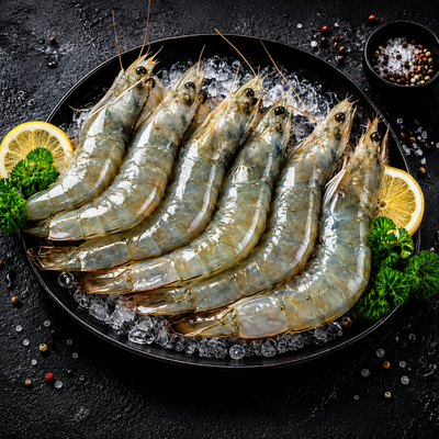 Fresh Water White Prawns